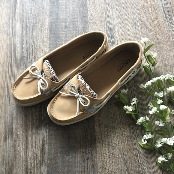 Sperry Shoes - Sperry leopard print topsiders